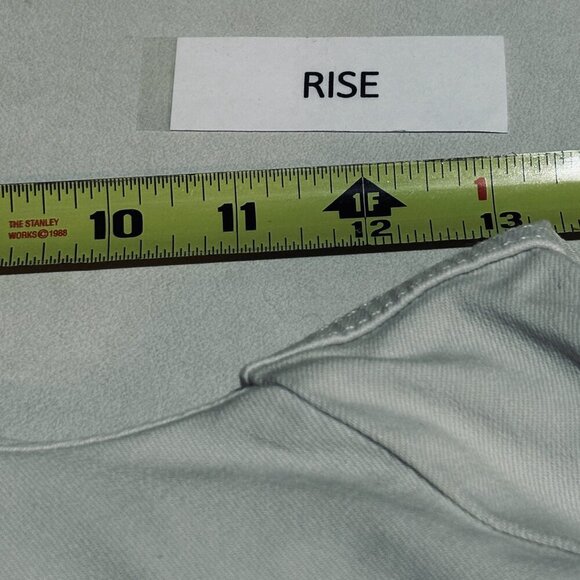 J Jill Denim Womens Bone High Rise Wide Leg Jeans Sz 16 Stretch Comfort Everyday - Picture 7 of 10